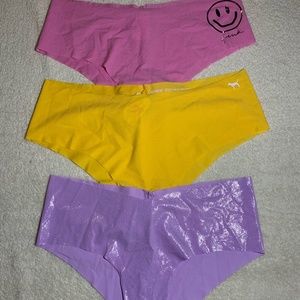 3 NWT Victorias Secret PINK seamless underwear